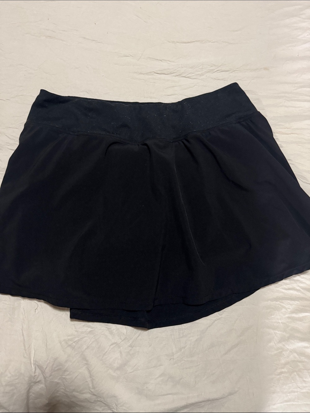 Zella Black Athletic Skort with Wide Waistband